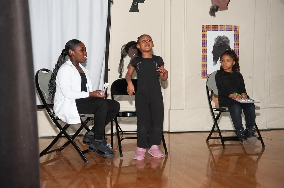 Students in a performing arts program